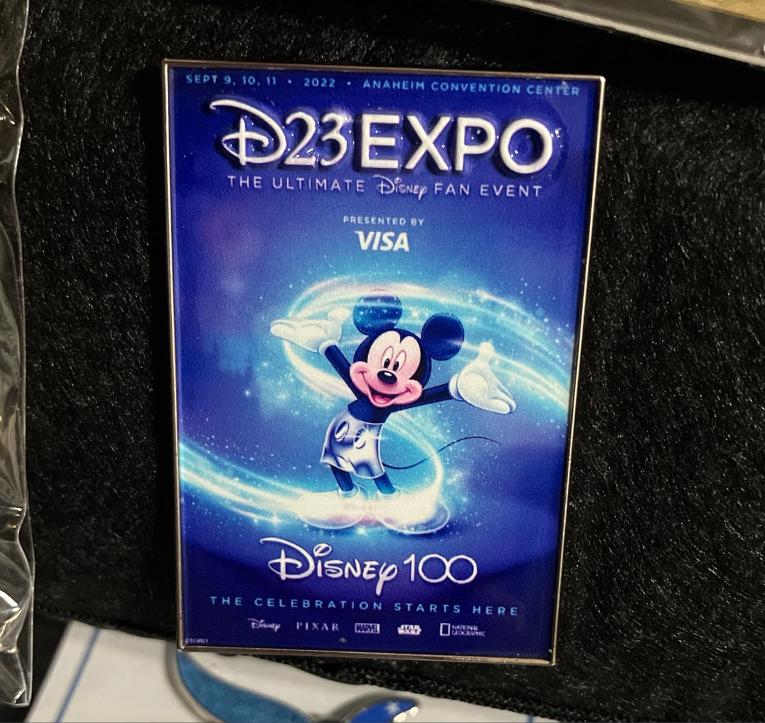 D23 Expo Poster Through the Years Mystery Pin Year 2022 Mickey Mouse