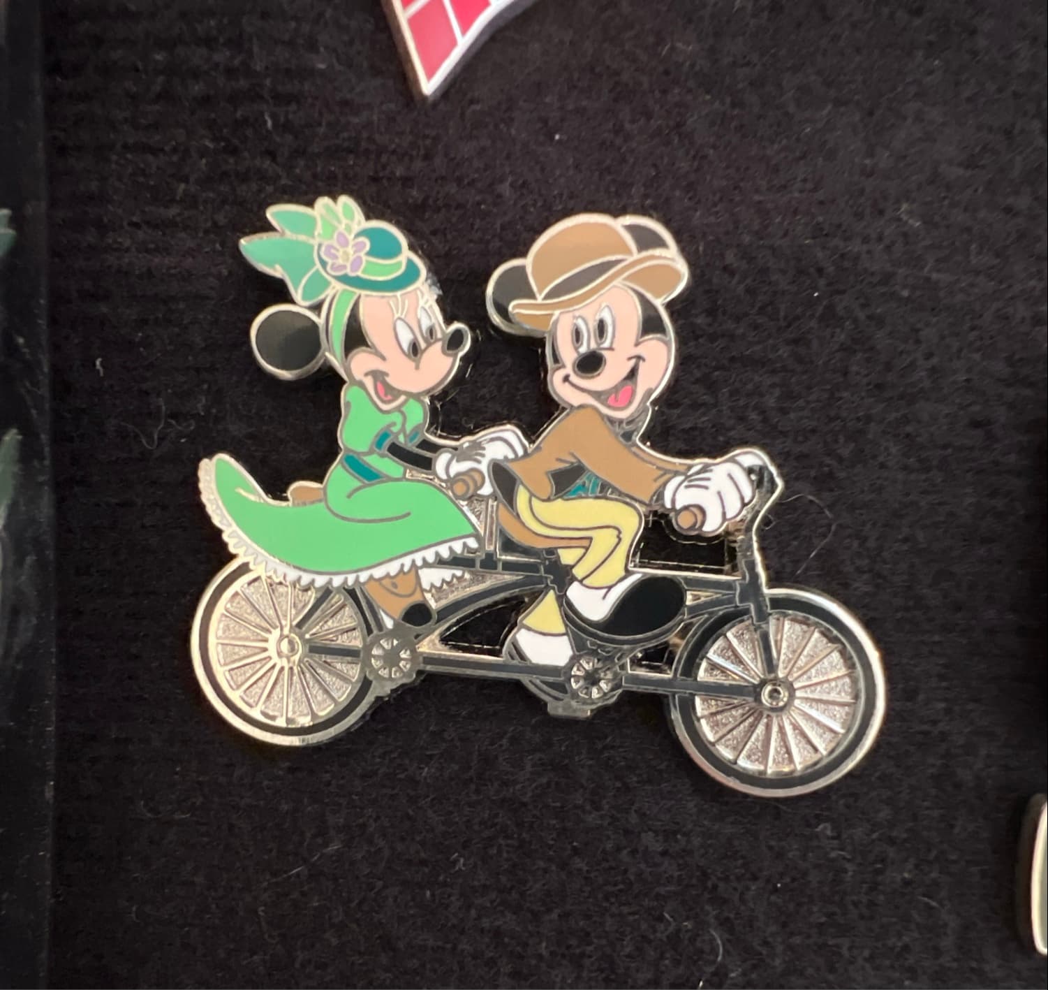Mickey and Minnie Tandem Bicycle built for 2
