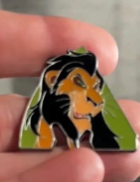 Loungefly Scar Villain Slice Lion King Mystery Puzzle Pin