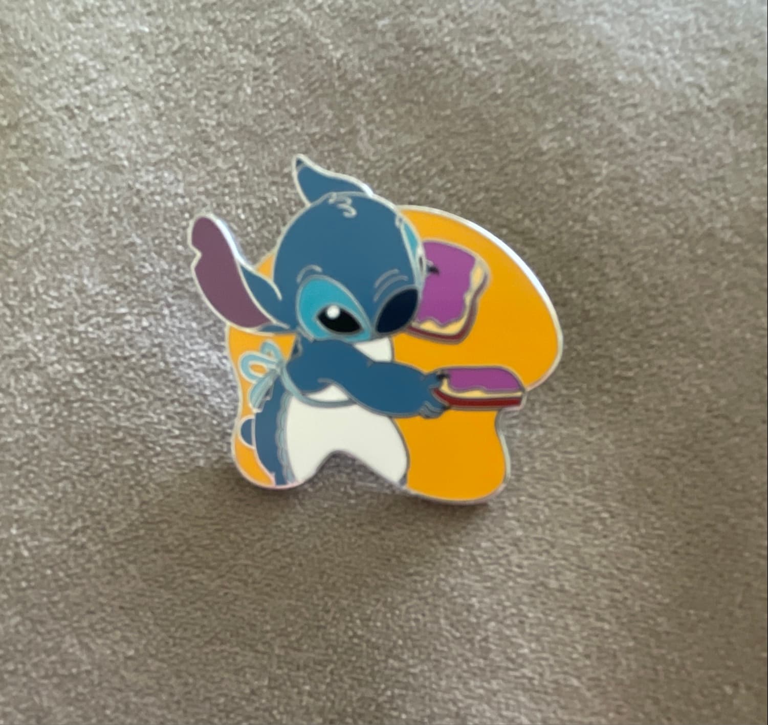 Stitch with Toast and Purple Spread front