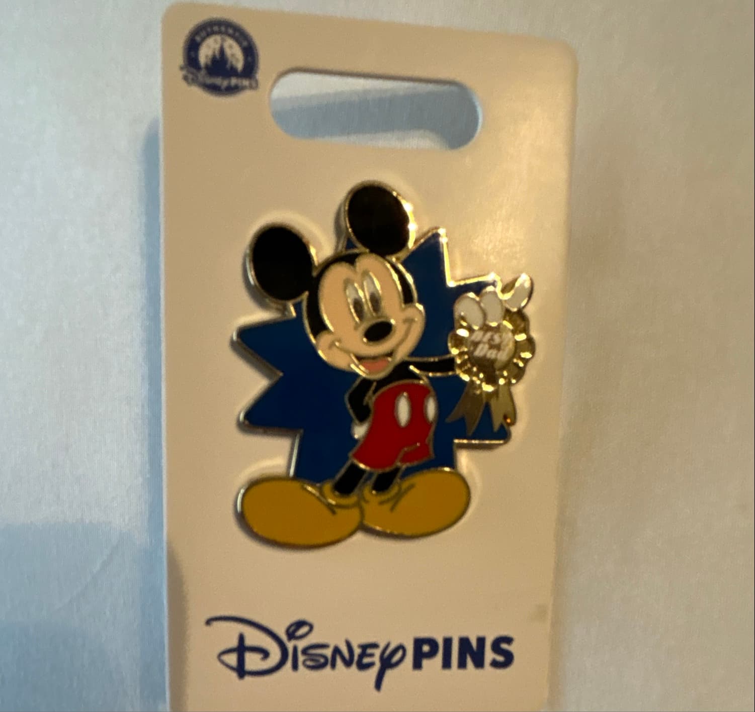 Mickey Mouse ''Best Dad'' Pin