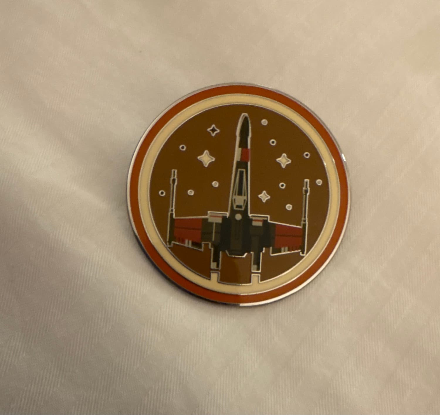 X-Wing Fighter Pin front