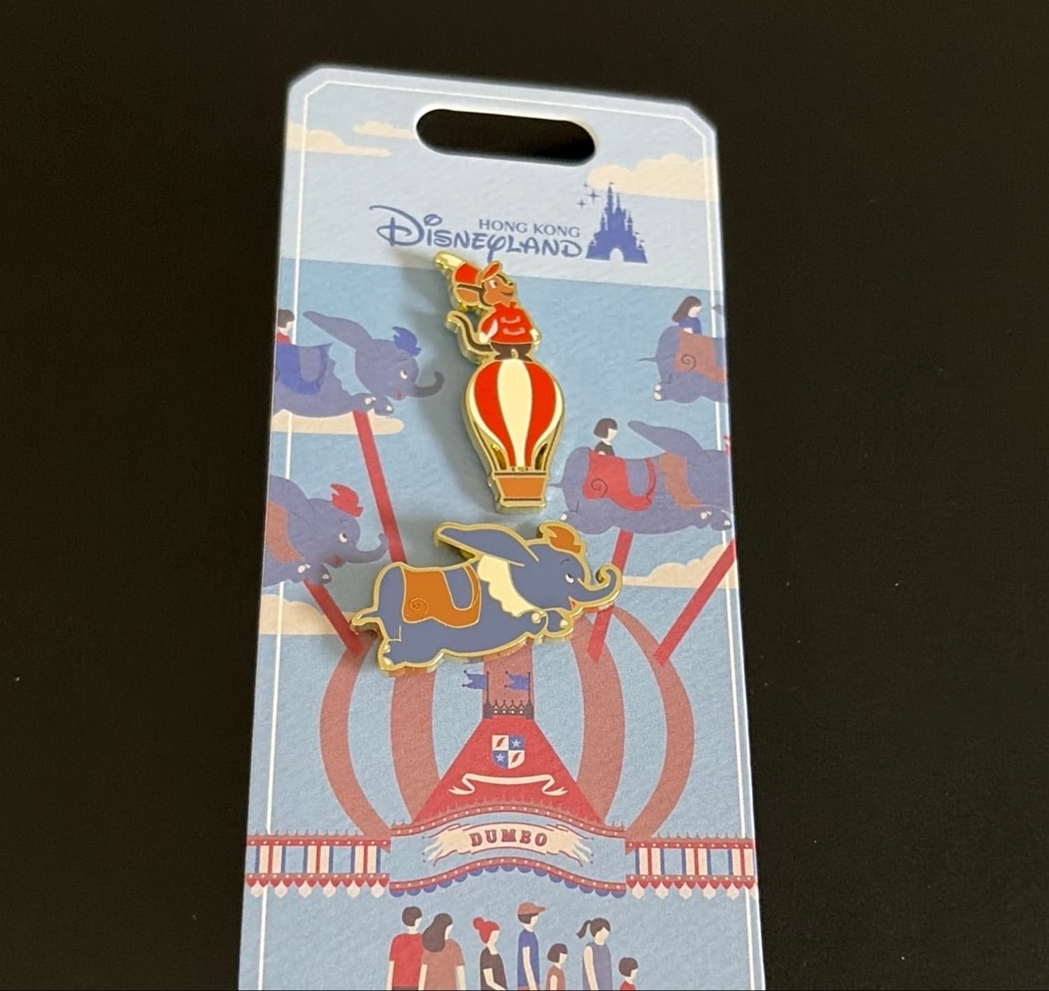 Dumbo and Timothy Q. Mouse Pin Set