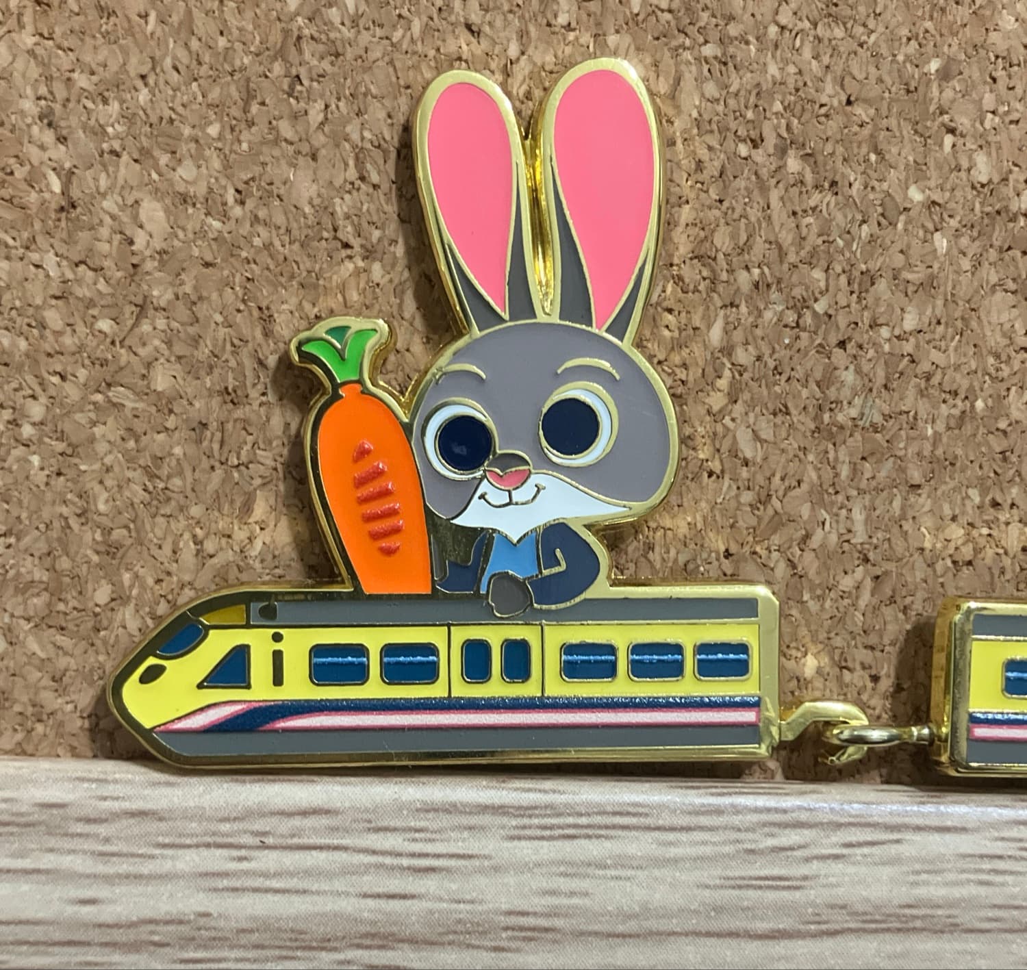 Judy Hopps Train Mystery Pin