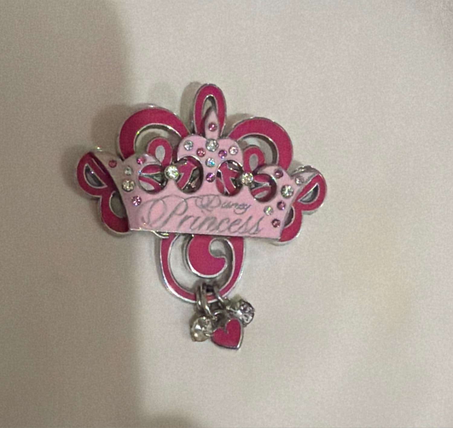 Disney Princess Crown with Charm Dangles