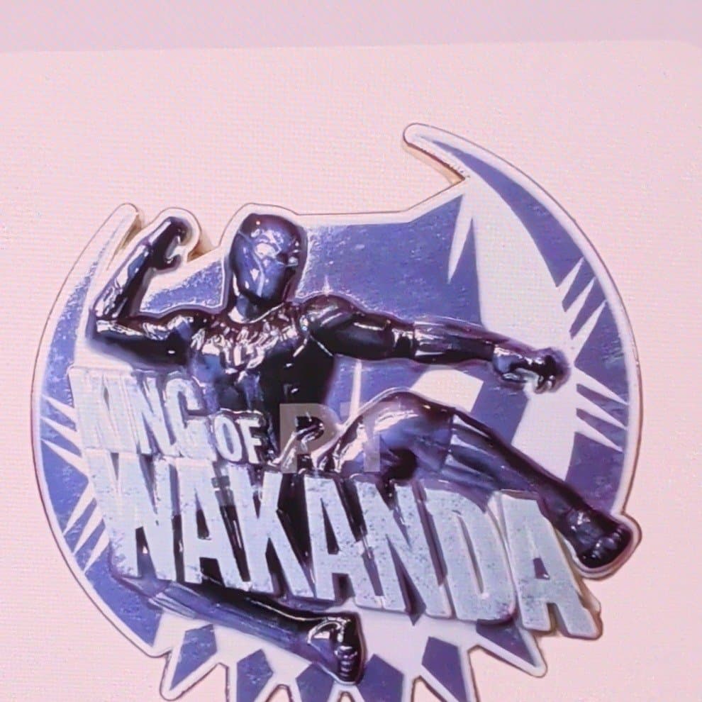 Disney Parks Marvel Studios Black Panther King Of Wakanda Pin front