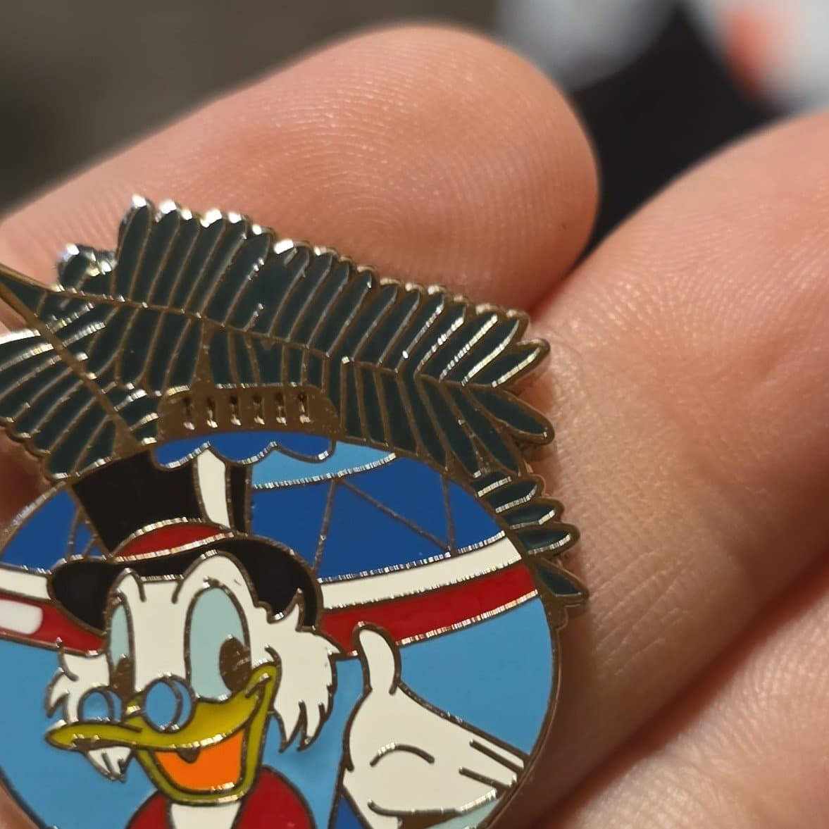 Scrooge McDuck Christmas Ornament front