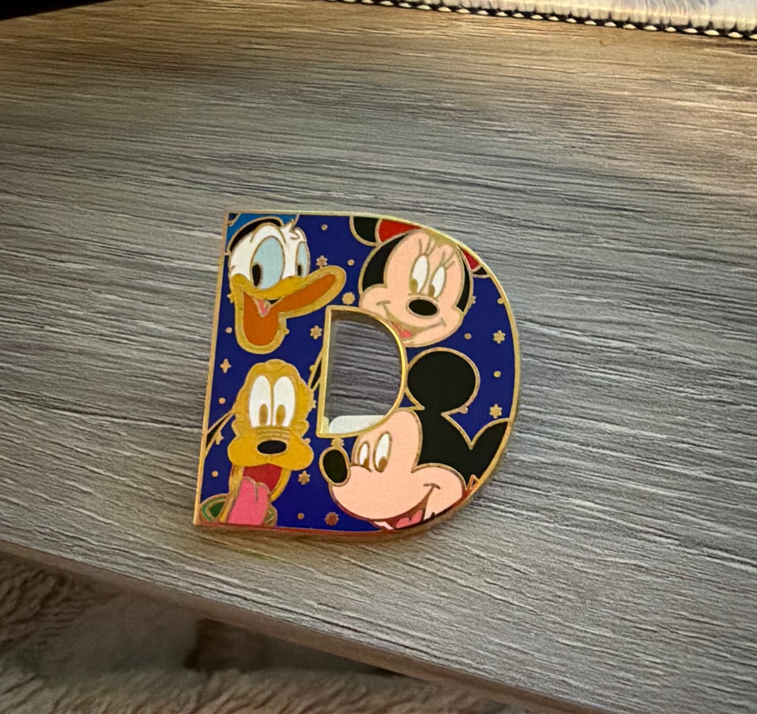 D Alphabet Collection Letter D Pin