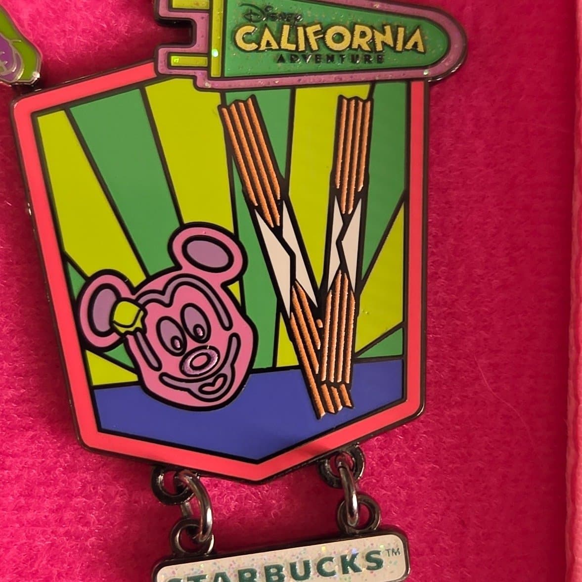 Mickey Waffle & Churros - Disney California Adventure Starbucks Mystery Pin