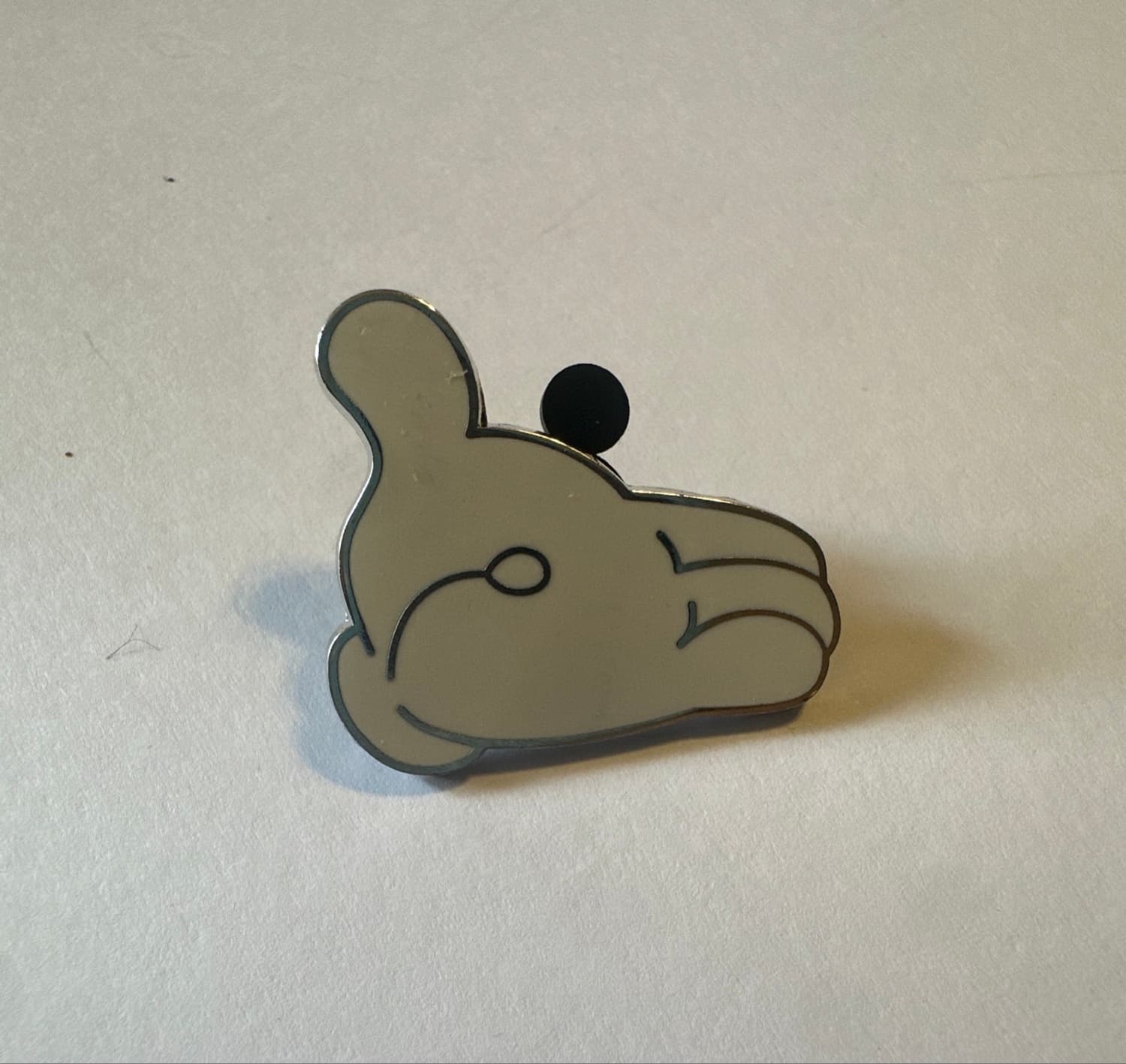 Mickey Mouse White Glove Left Hand Open Palm