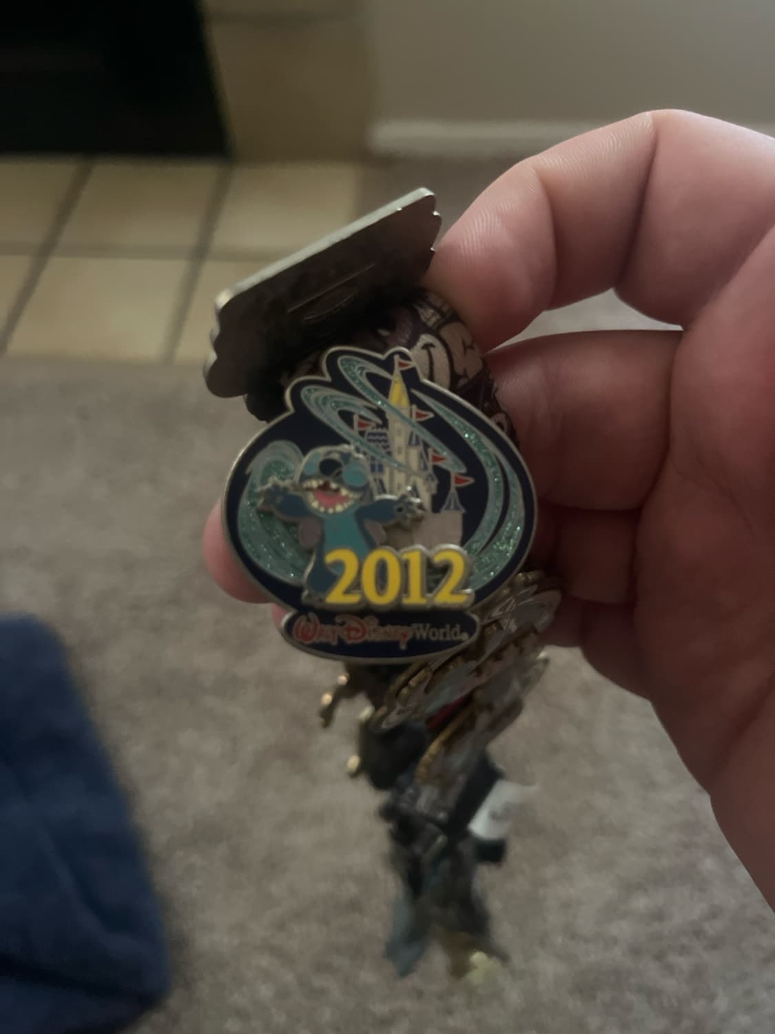 Walt Disney World 2012 - Cinderella Castle - Stitch Pin