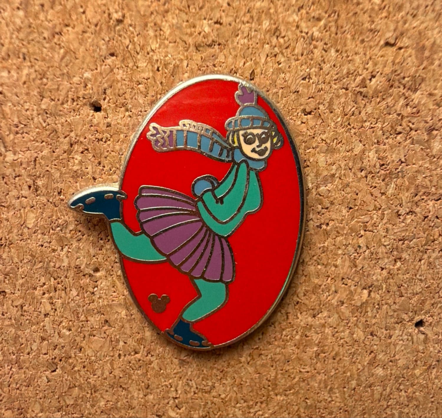 Ice Skater Pinwheel front