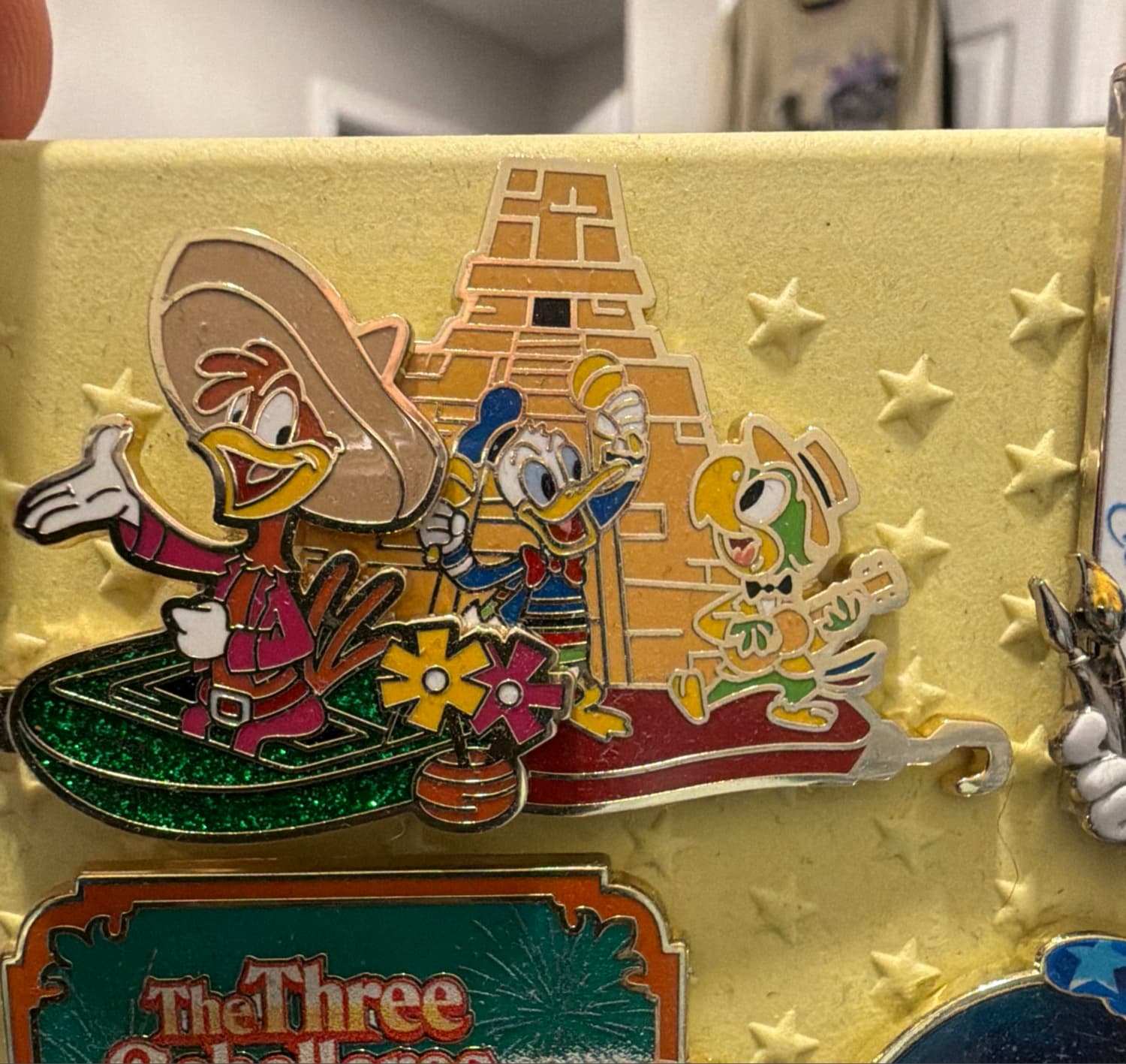 The Three Caballeros Mexico Pavilion Epcot Pin
