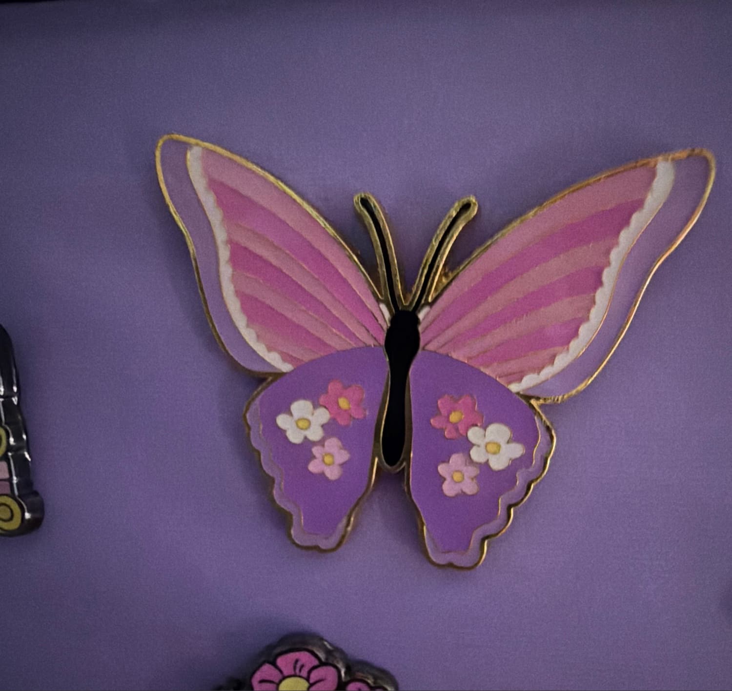 Rapunzel Butterfly Pin
