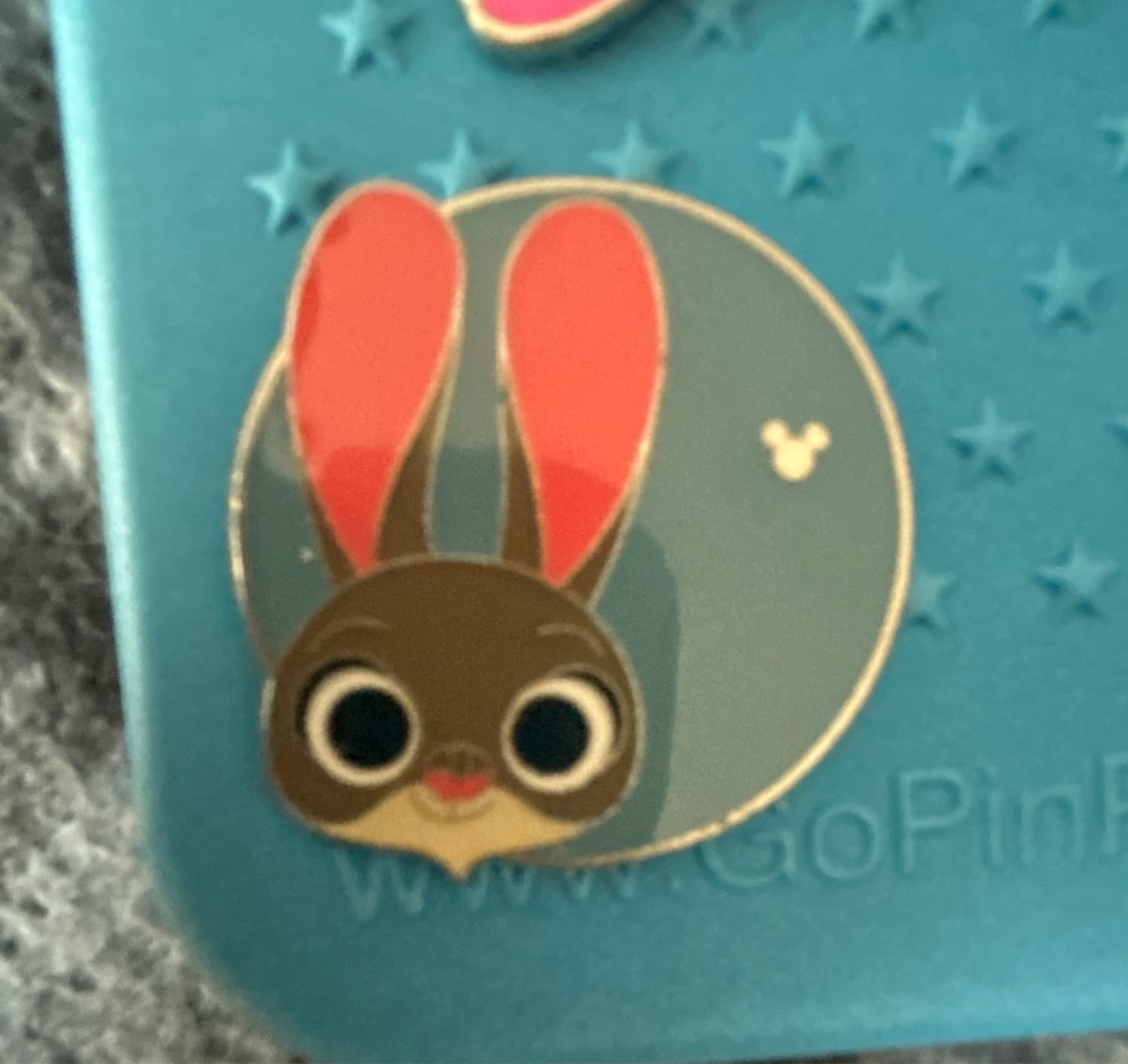 Judy Hopps Hidden Mickey Pin