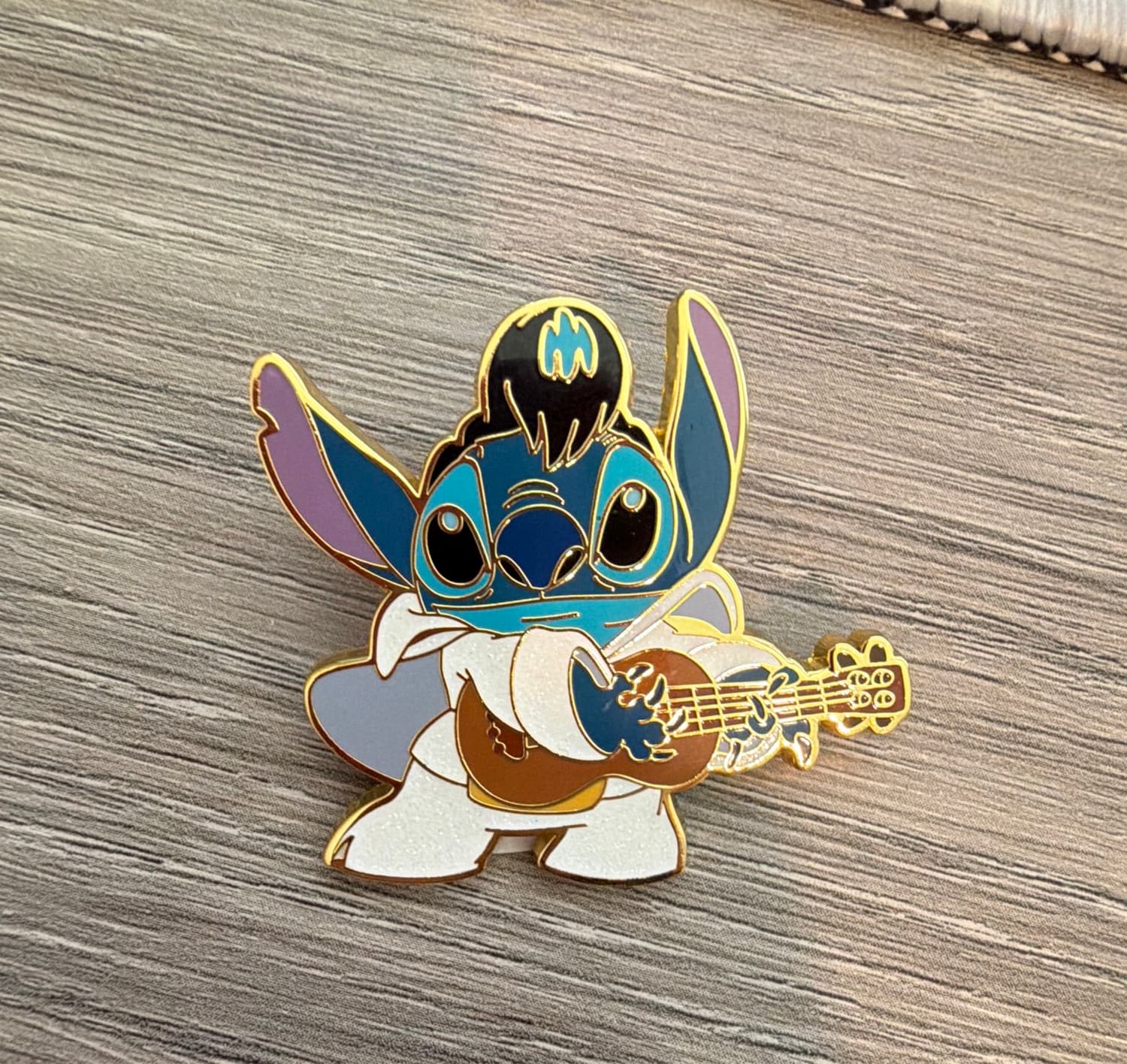 Stitch as Elvis Presley with Guitar Pin