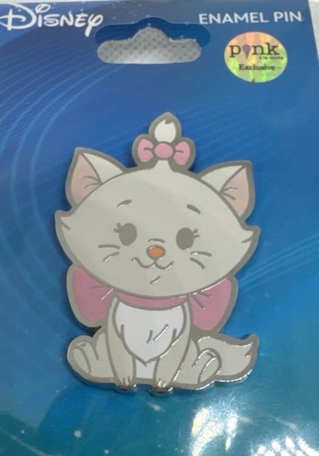Disney Pink A la Mode Exclusive Aristocats 2024 Marie with Pink Bow pin