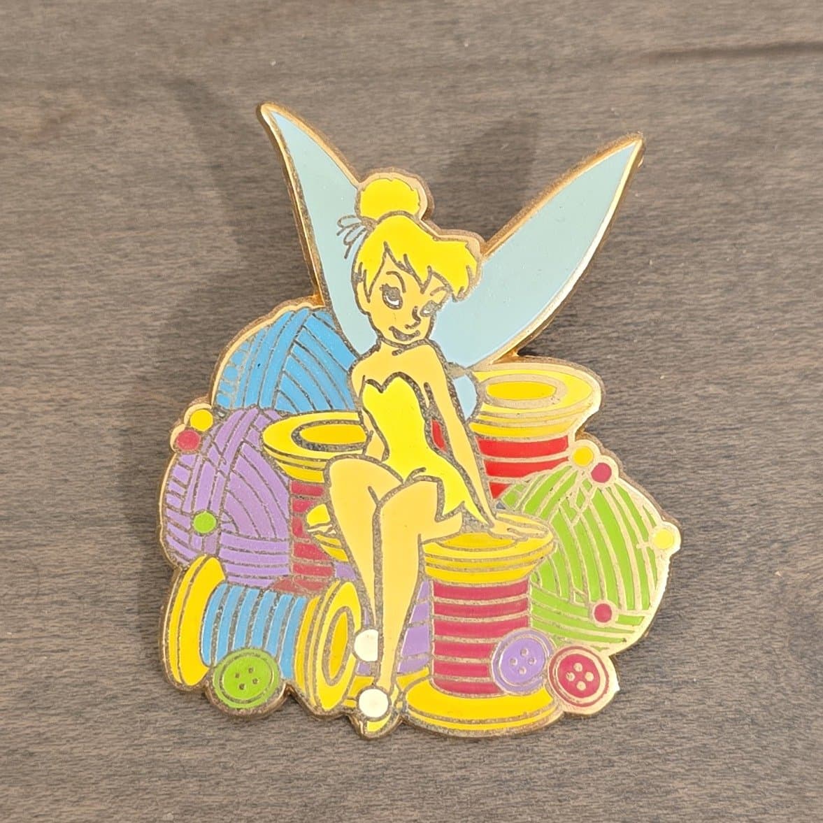 Tinker Bell on Spool of Thread