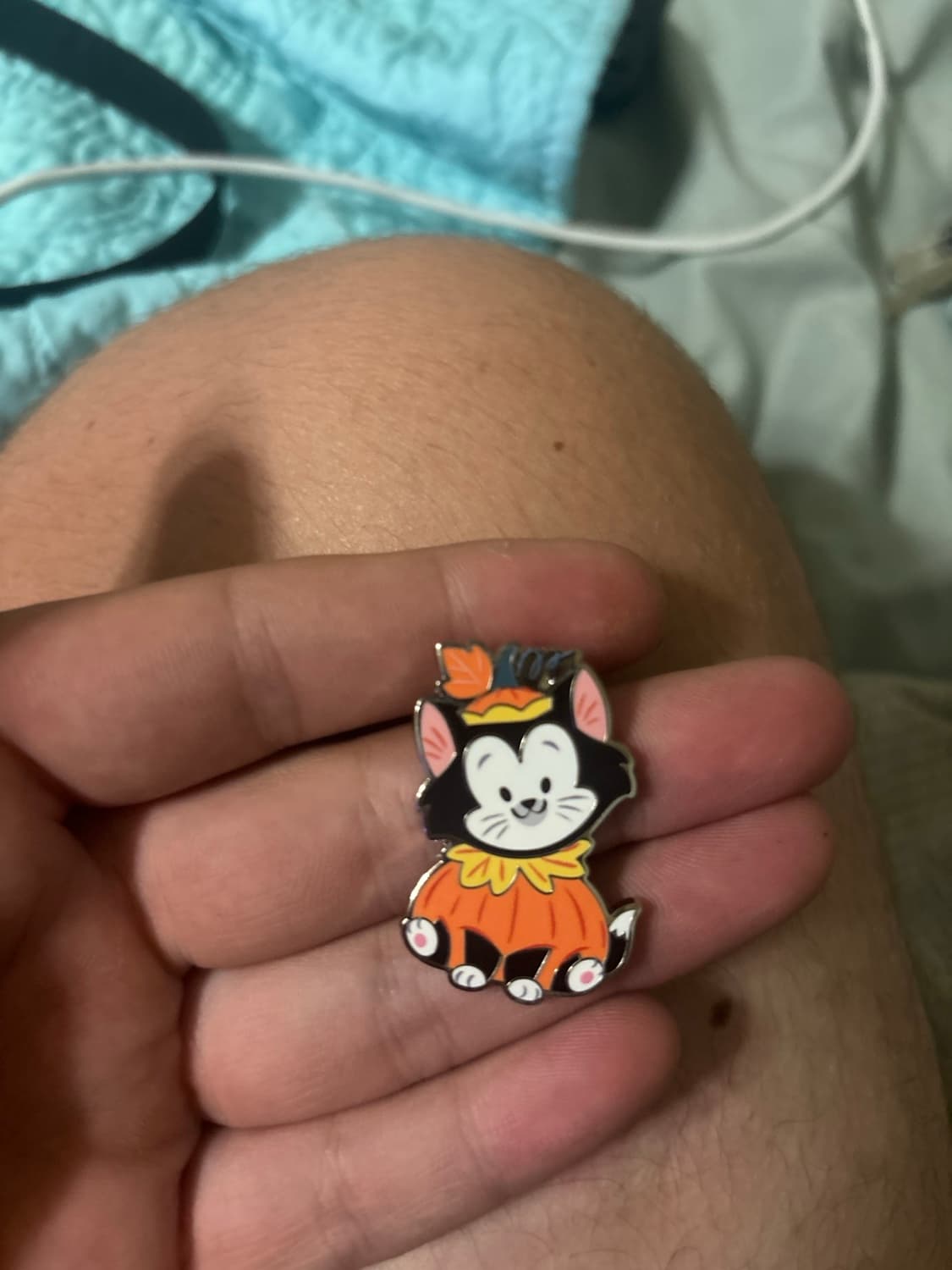 Figaro as Pumpkin - Disney Cats and Dogs Halloween Series Mystery Pin Set