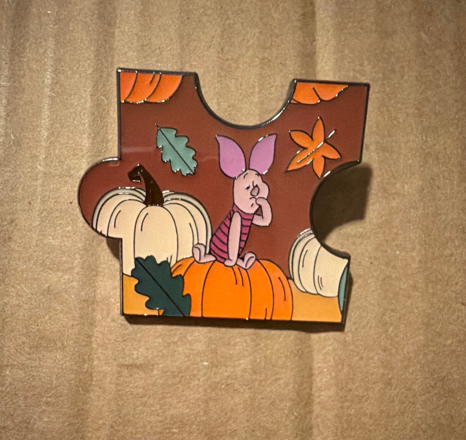 Loungefly Disney Winnie the Pooh Autumn Fall Puzzle Blind Box Piglet Pin