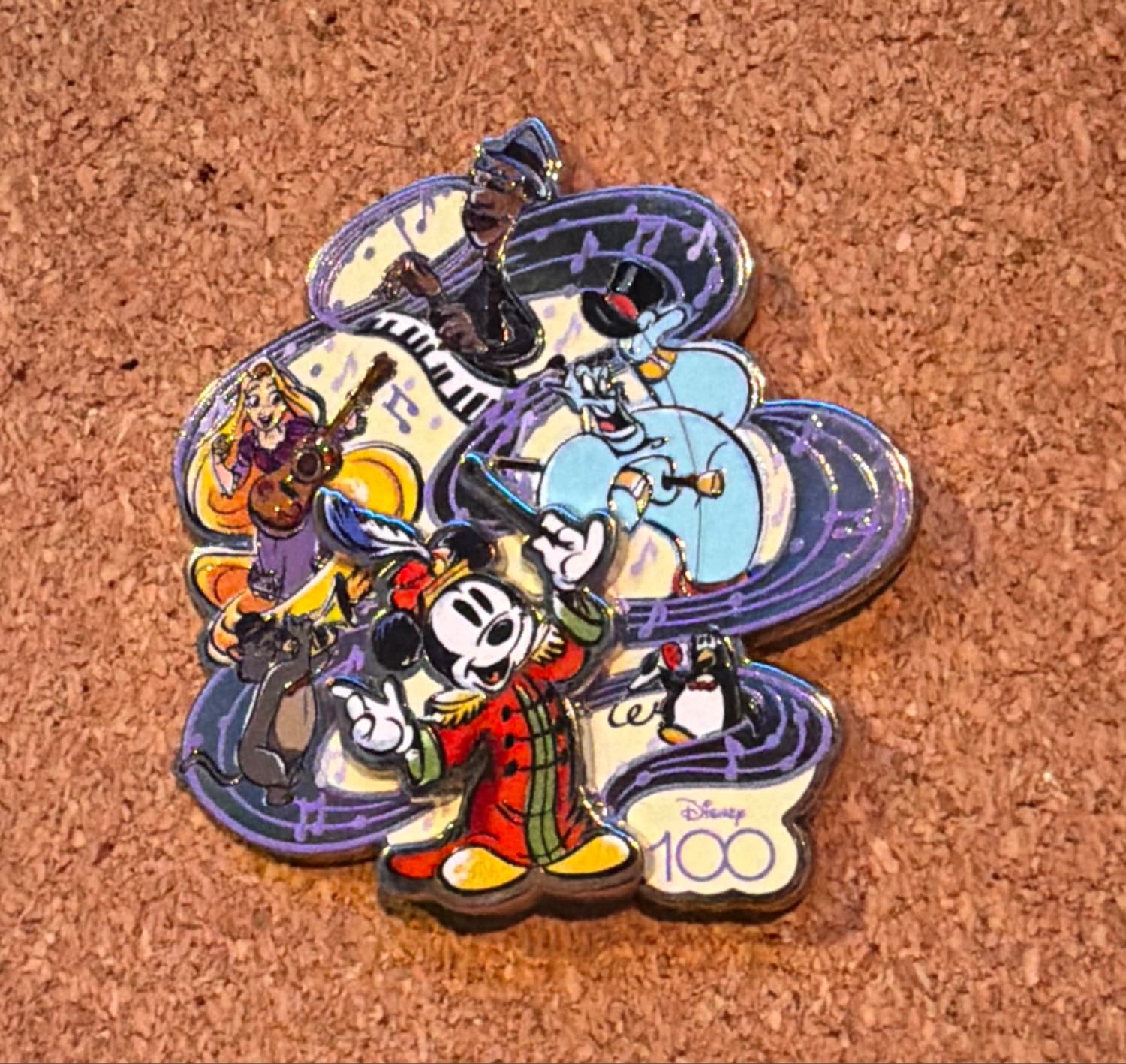 Mickey Mouse 100 Years of Music and Wonder Pin front