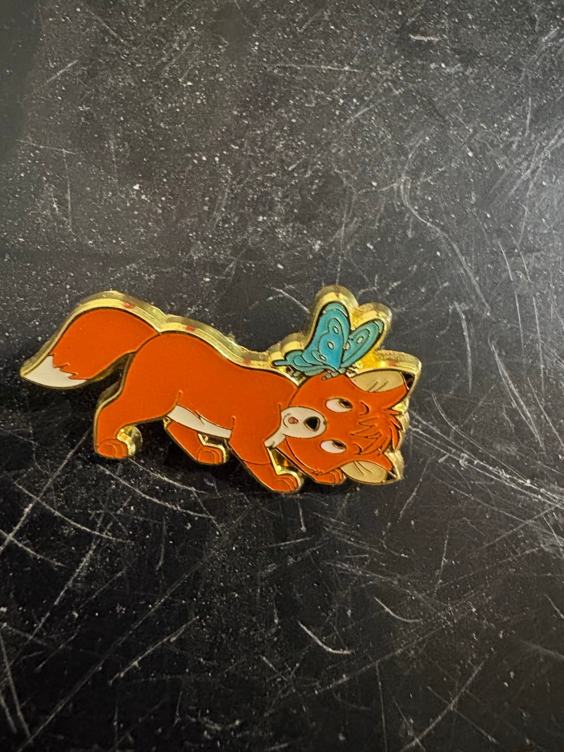 Tod with Butterfly