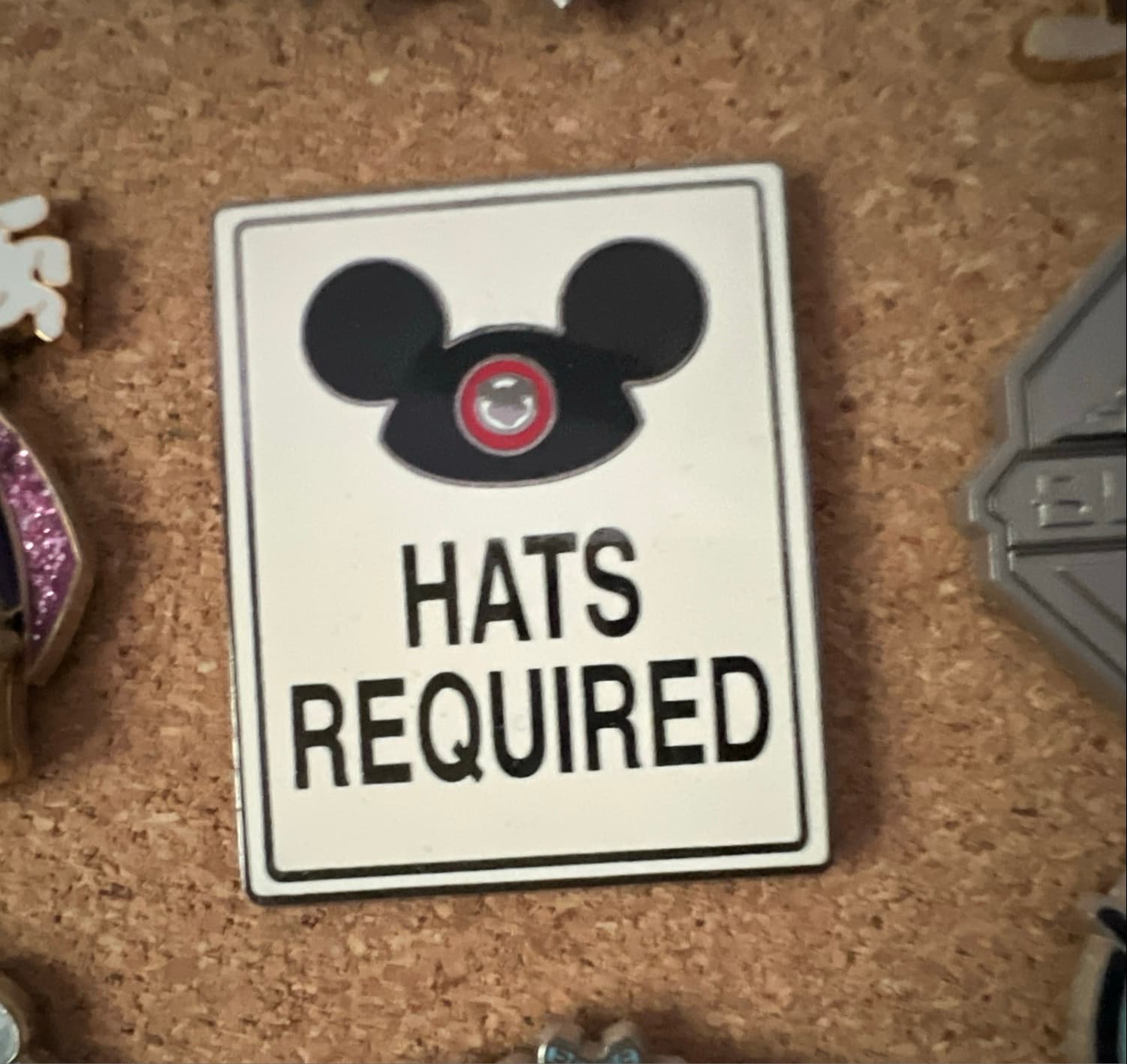 Disney Mickey Mouse Earhat Hats Required Pin