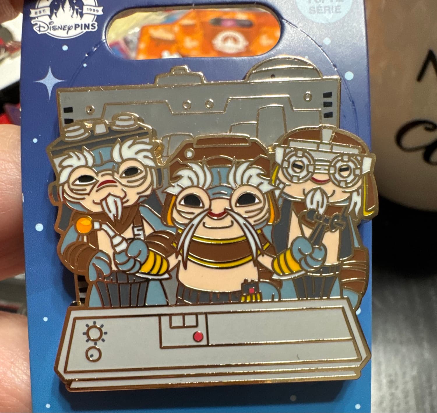 Star Wars Ugnaughts at Control Panel Pin