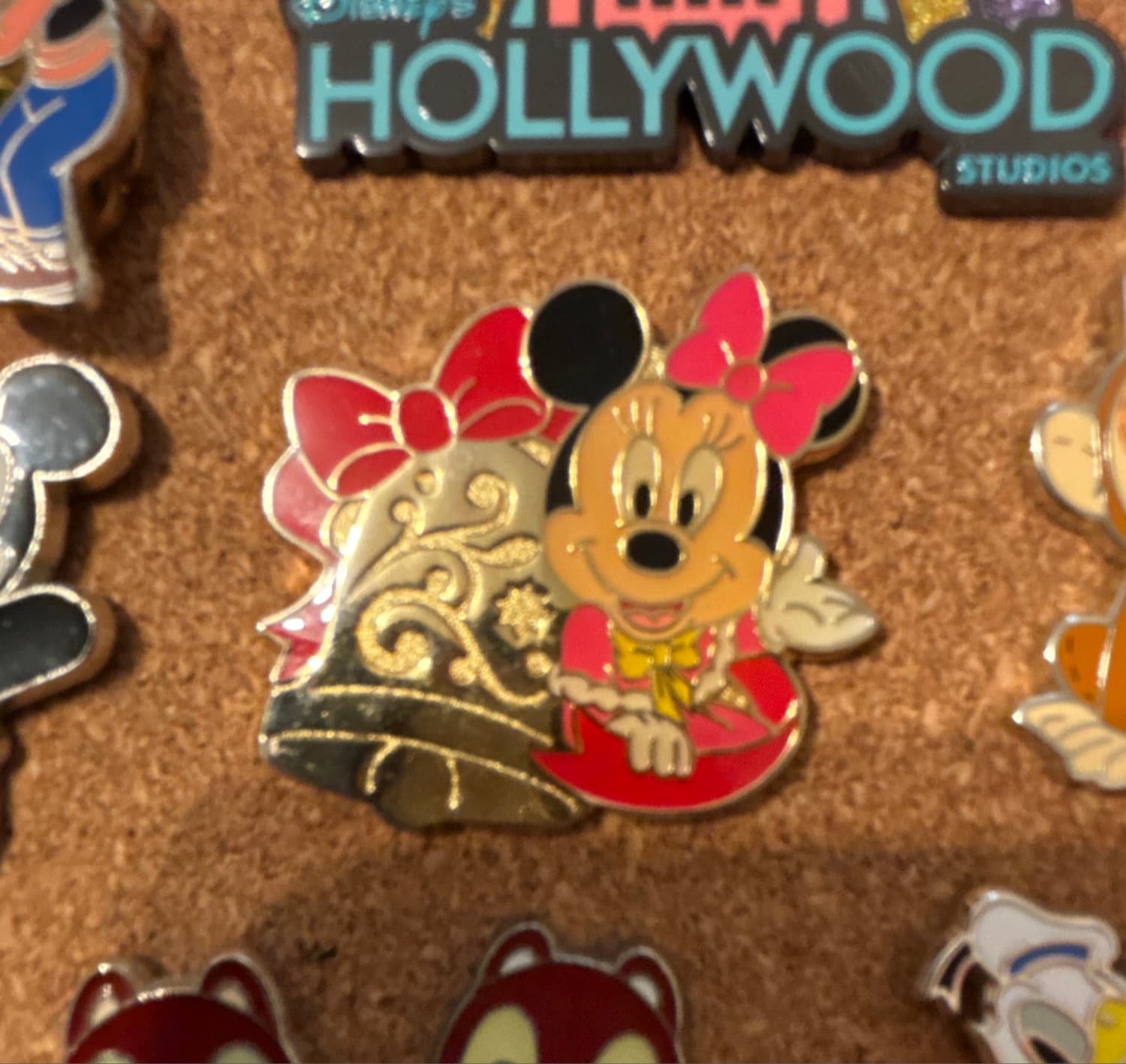 Minnie Mouse Christmas Gold Bell