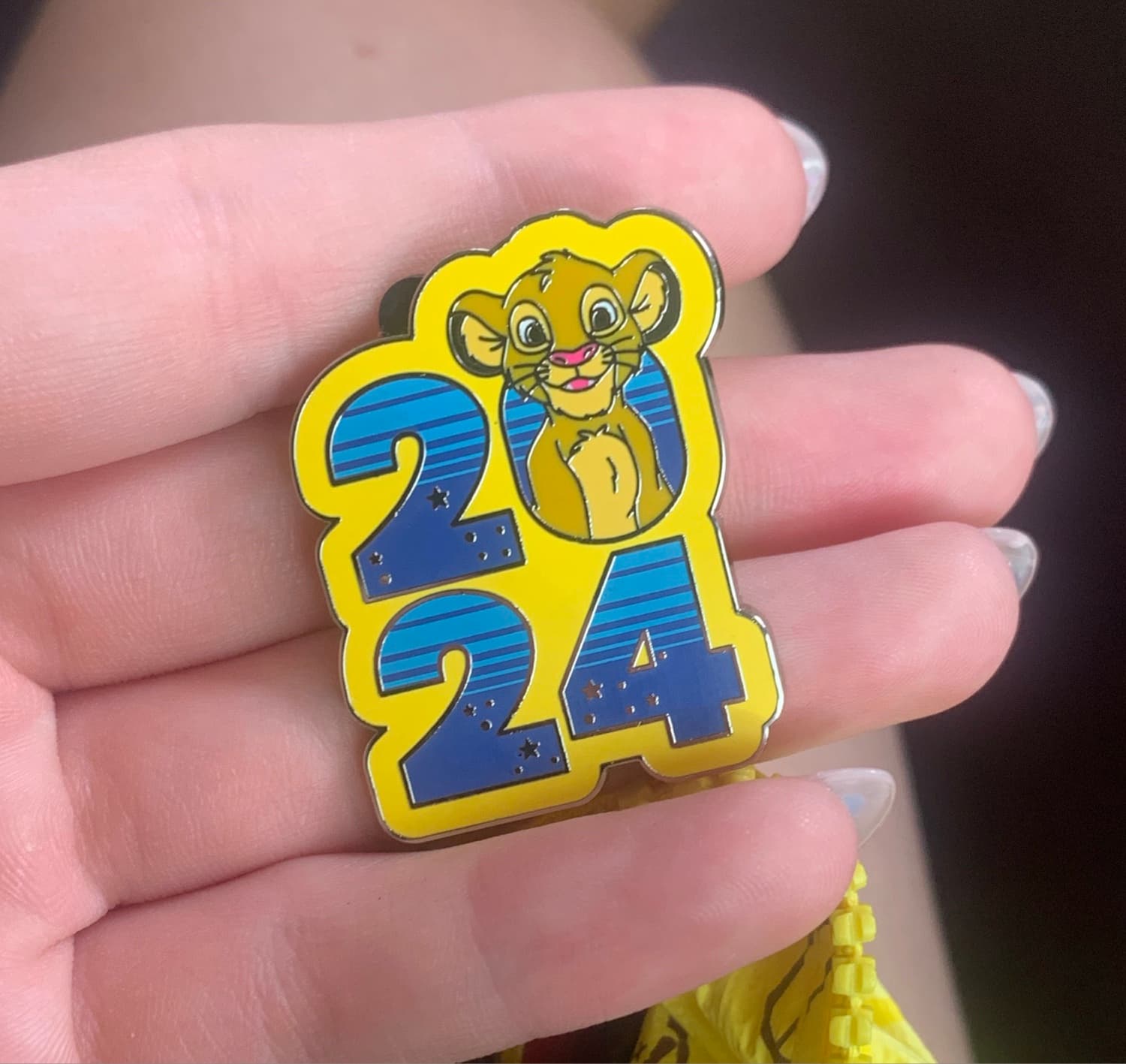 Simba 2024 Dated Pin - The Lion King