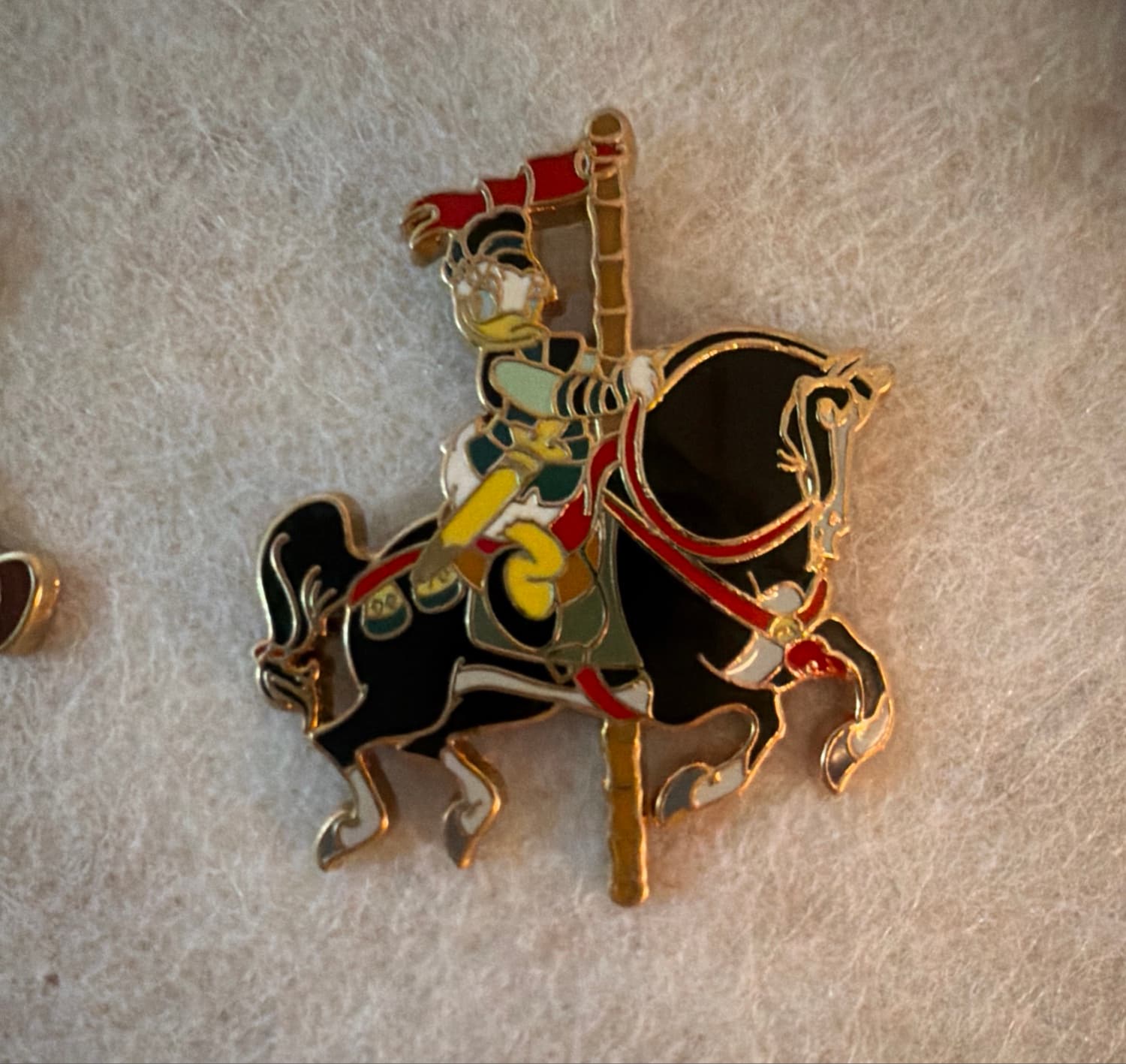 Daisy Duck as Mulan Carousel Pin front