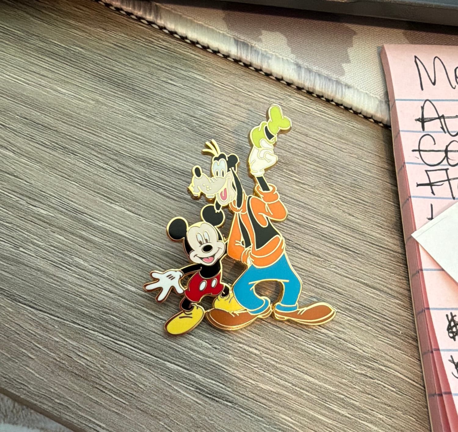 Mickey Mouse and Goofy Friends Forever Pin