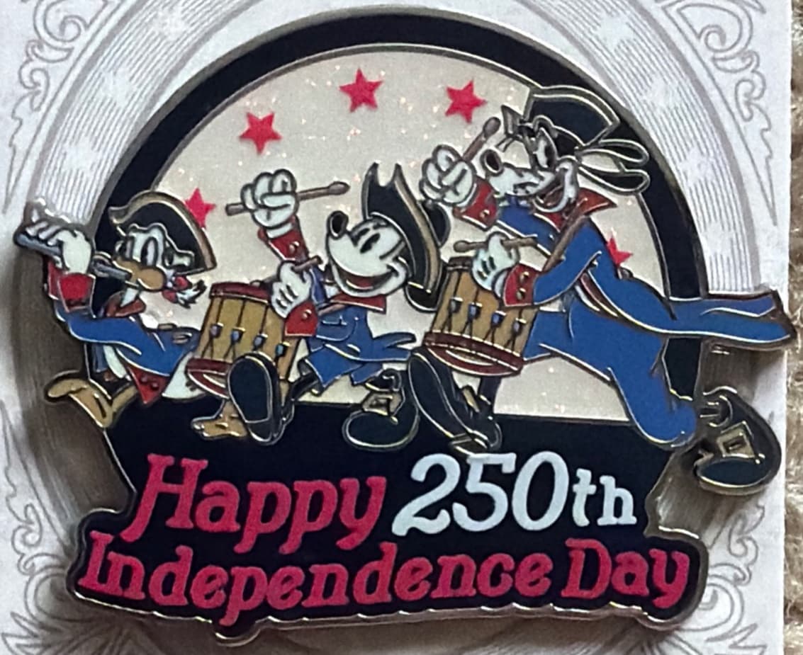 Mickey Mouse and Friends ''Happy 250th Independence Day'' 4th of July 2026 Pin
