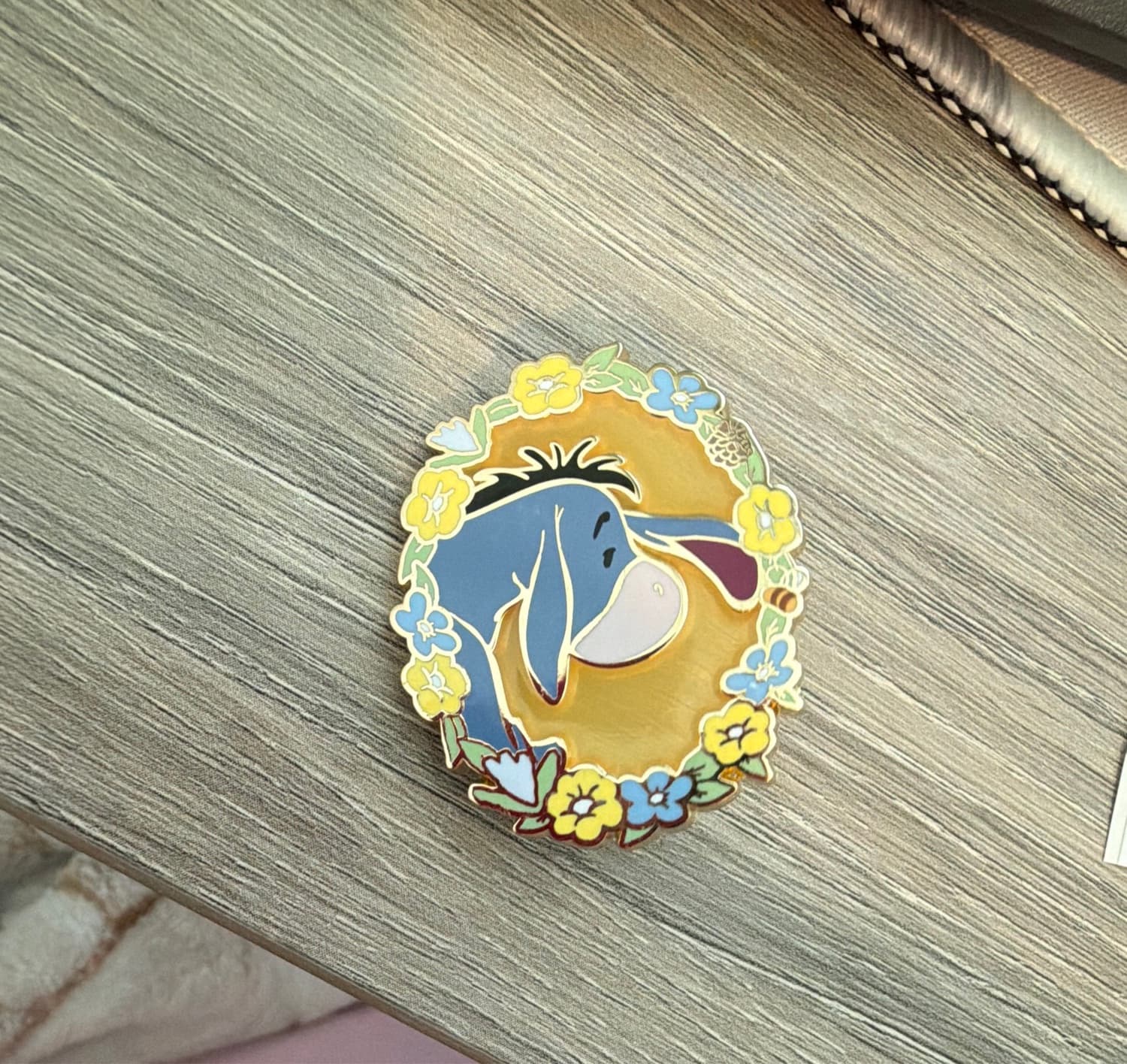Winnie the Pooh Character Floral Portrait Mystery Pin - Eeyore