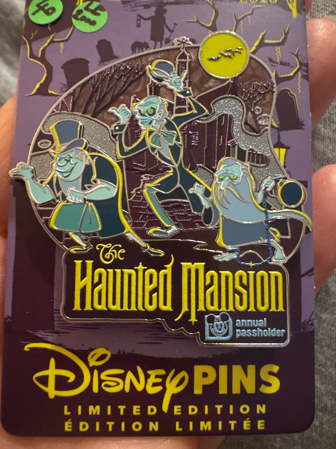 Haunted Mansion Hitchhiking Ghosts Annual Passholder Pin