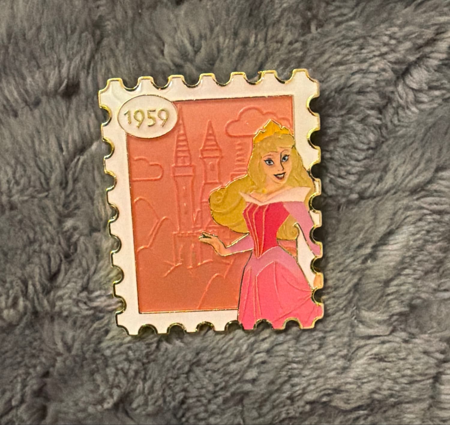 Aurora Royal Stamp Pin