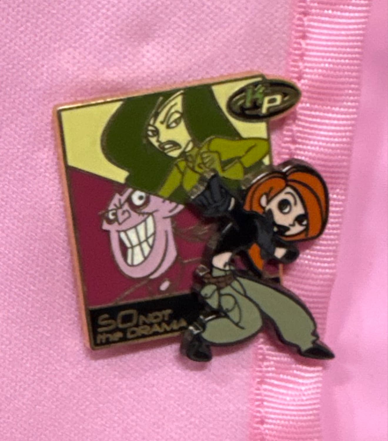 Kim Possible, Dr. Drakken & Shego 'So Not the Drama' Disney Trading Pin