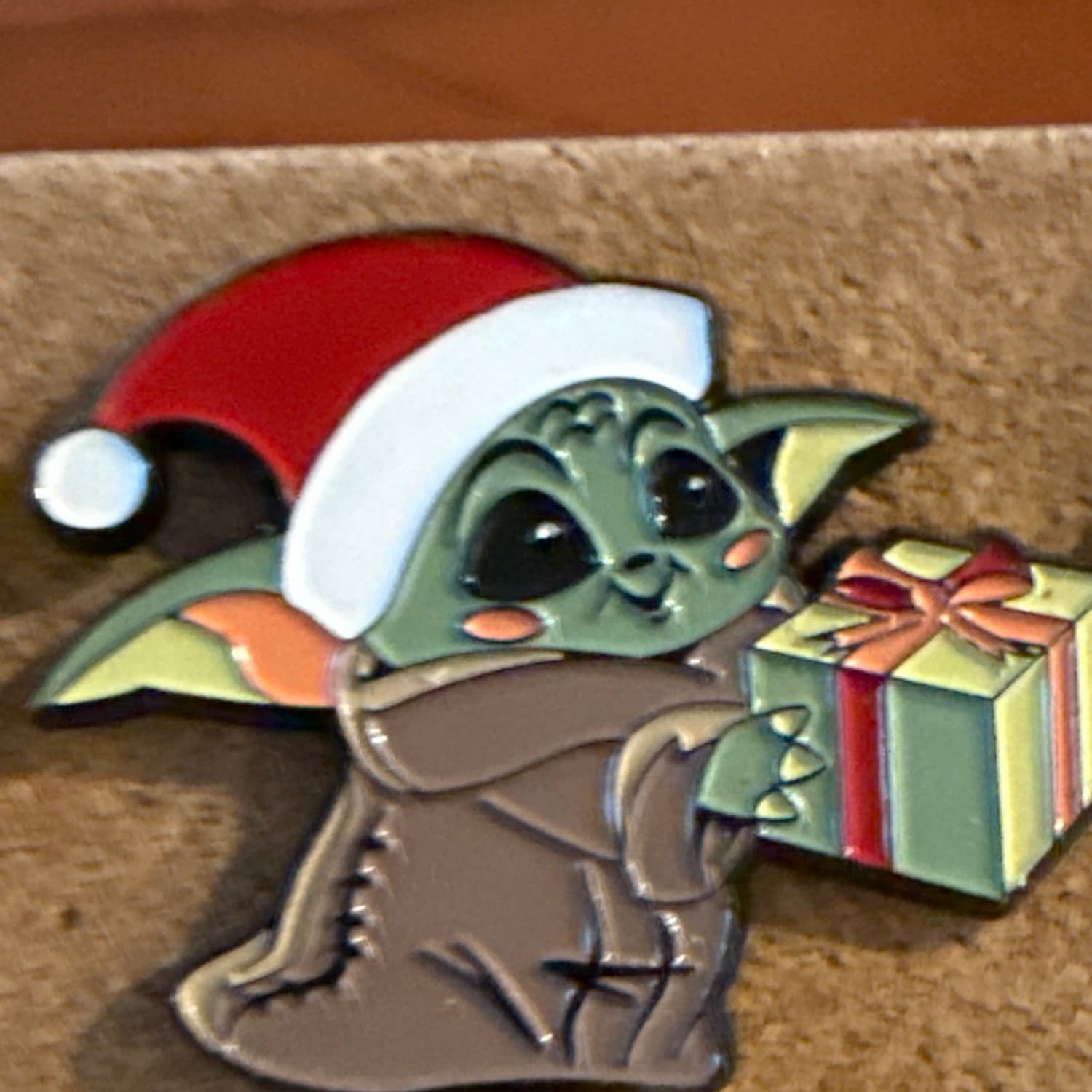 Star Wars: The Mandalorian Grogu Christmas Limited Edition Pin front