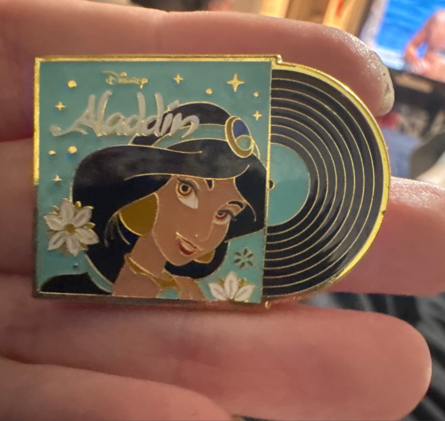 Jasmine - Loungefly Disney Princess Record Cover Blind Box Pin