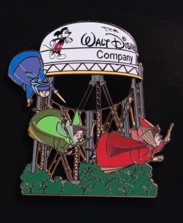 Disney Employee Center Water Tower Open Edition - Flora, Fauna, and Merryweather front