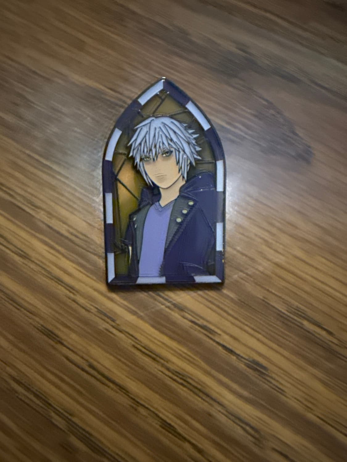 Loungefly Disney Kingdom Hearts Stained Glass Blind Box Pin Set - Riku in