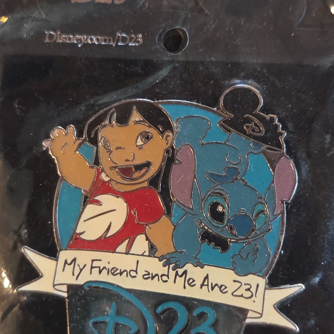Disney D23 'Refer-A-Friend' Lilo and Stitch Pin