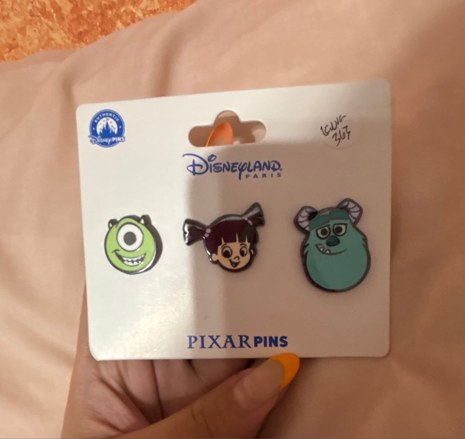 Monsters, Inc. Mike, Boo & Sulley Pin Trio