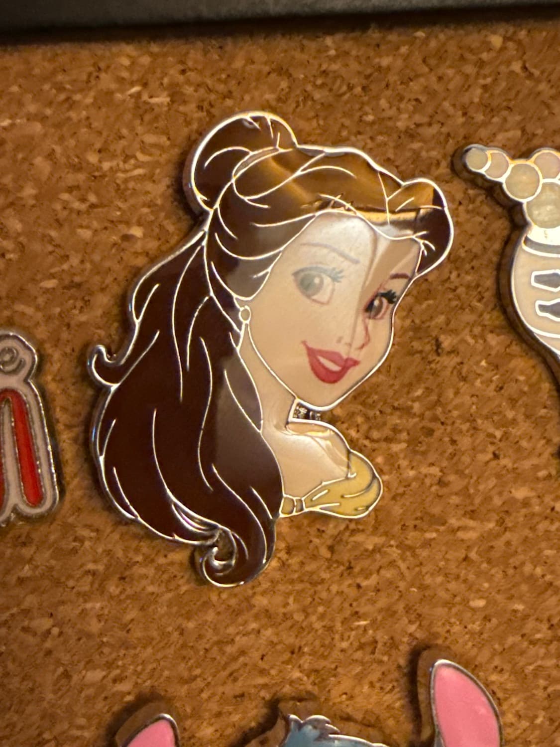 Belle Portrait Enamel Pin