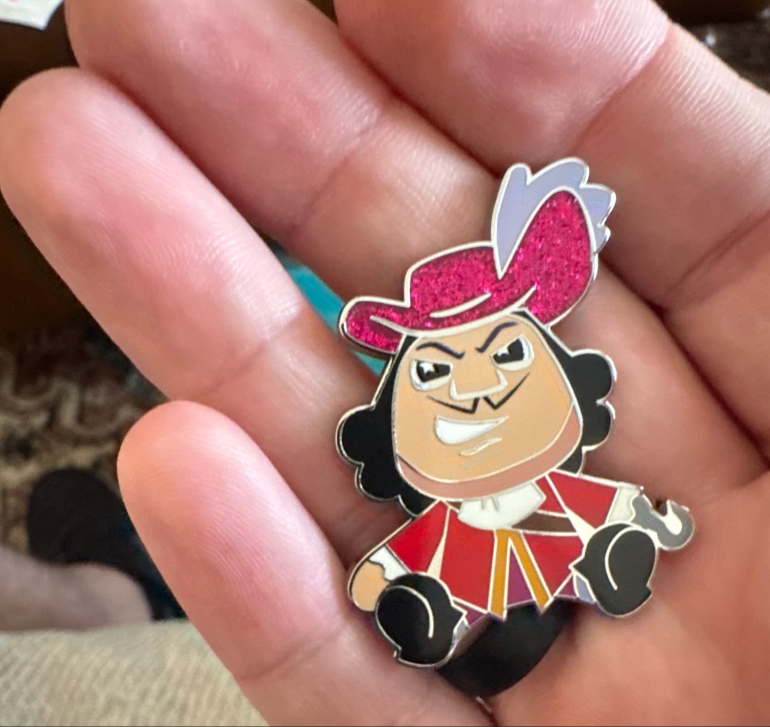 Captain Hook Wishables Disney Pin