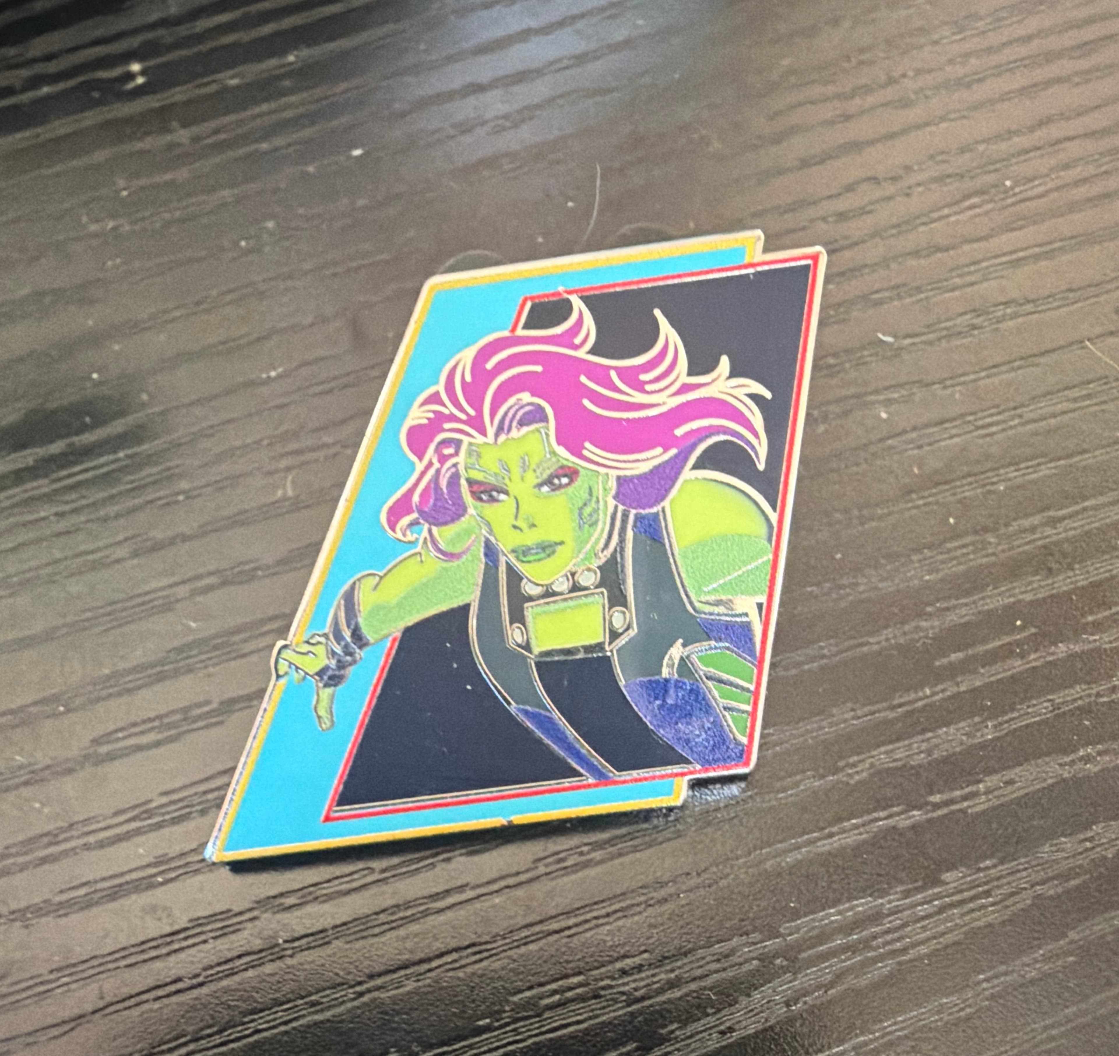 Gamora - Guardians of the Galaxy - Cosmic Rewind Mystery Pin front