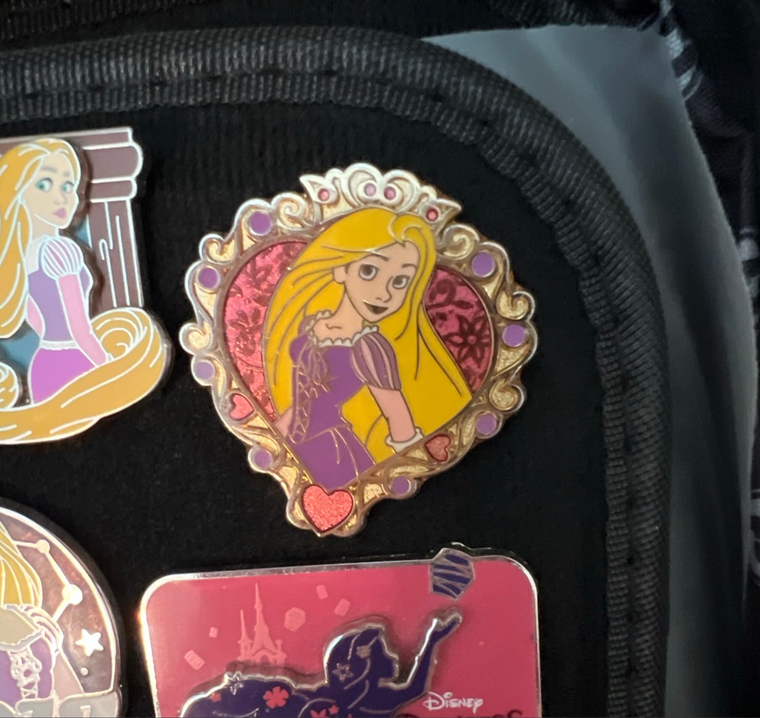 Princess in Gold Jeweled Frame - Rapunzel front