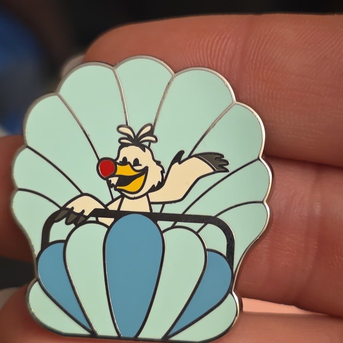 Scuttle in Ariel's Undersea Adventure Shell - Disney Parks Mystery Pin Set by Jerrod Maruyama