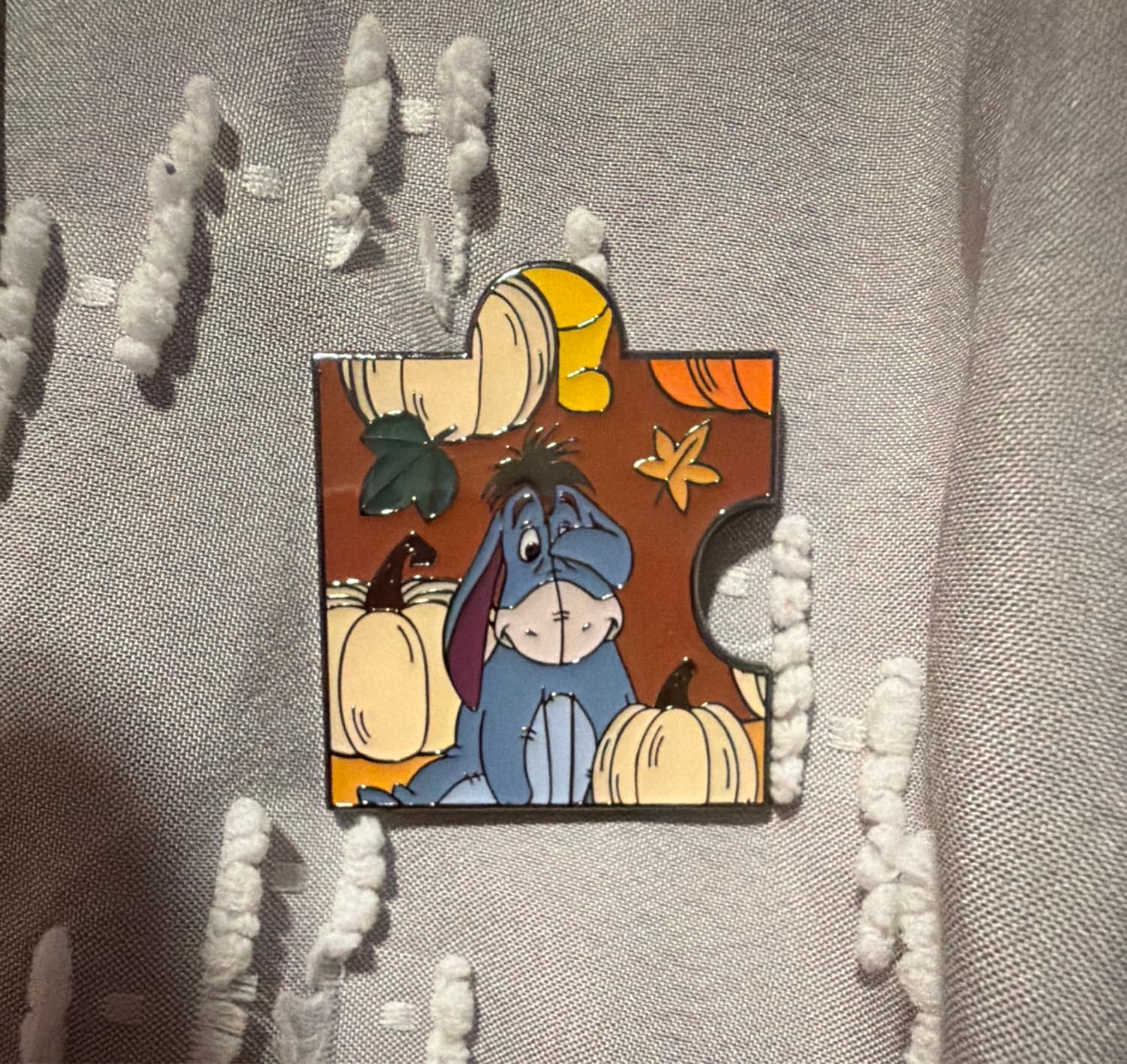 Loungefly Disney Winnie the Pooh Autumn Puzzle Pin - Eeyore