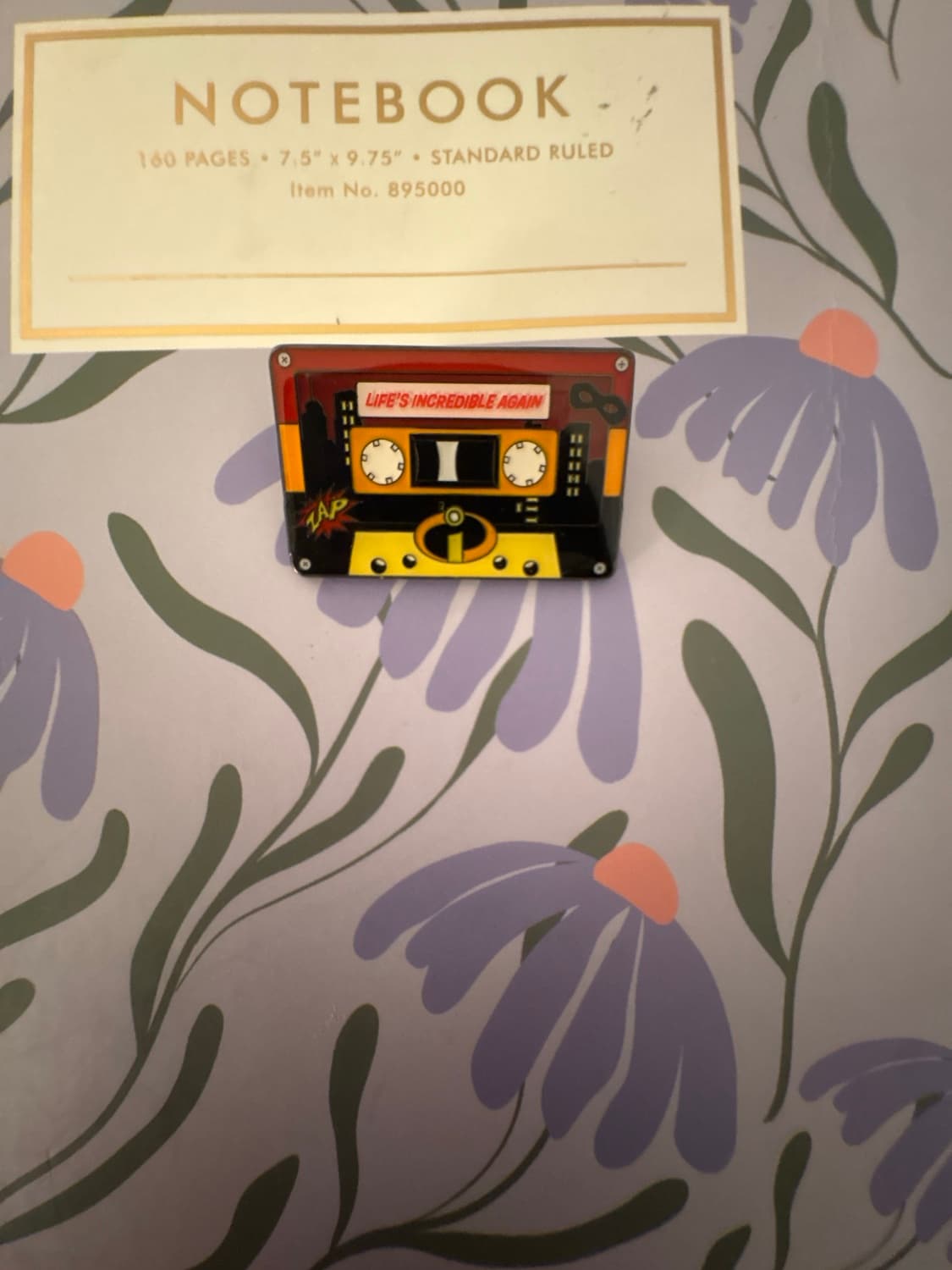 The Incredibles - Life's Incredible Again Cassette Pin